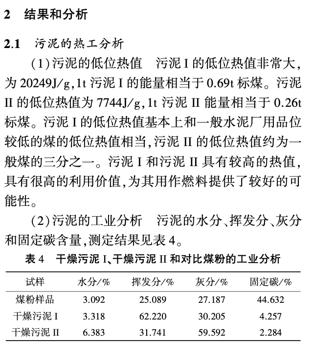 關(guān)于污泥作二次原燃料煅燒水泥熟料的試驗研究