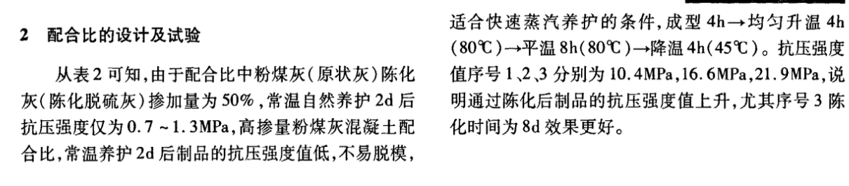 以脫硫粉煤灰研制粉煤灰混凝土小型空心砌塊的試驗研究