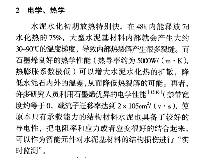 石墨烯水泥基復(fù)合材料的性能研究進(jìn)展