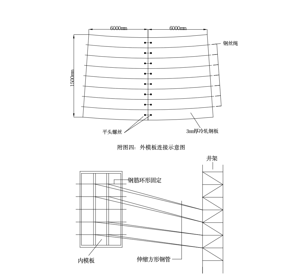 120m大直径烟囱角钢内井架移置模板的工法