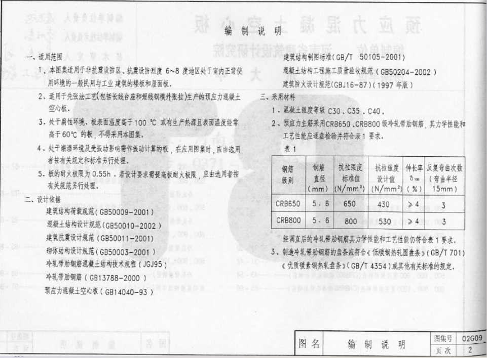 02G09系列結(jié)構(gòu)標準設(shè)計圖集（內(nèi)蒙古自治區(qū)）