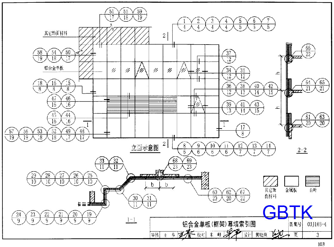 03J103-4 鋁合金單板(框架)幕墻