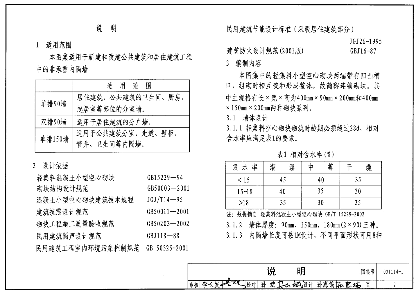 03J114-1 輕集料空心砌塊內(nèi)隔墻