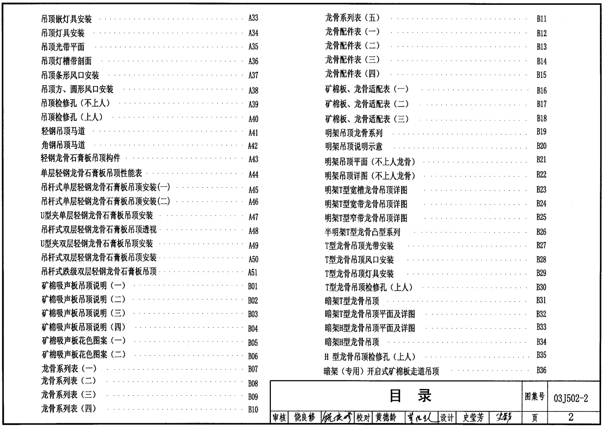 03J502-2 內(nèi)裝修-室內(nèi)吊頂