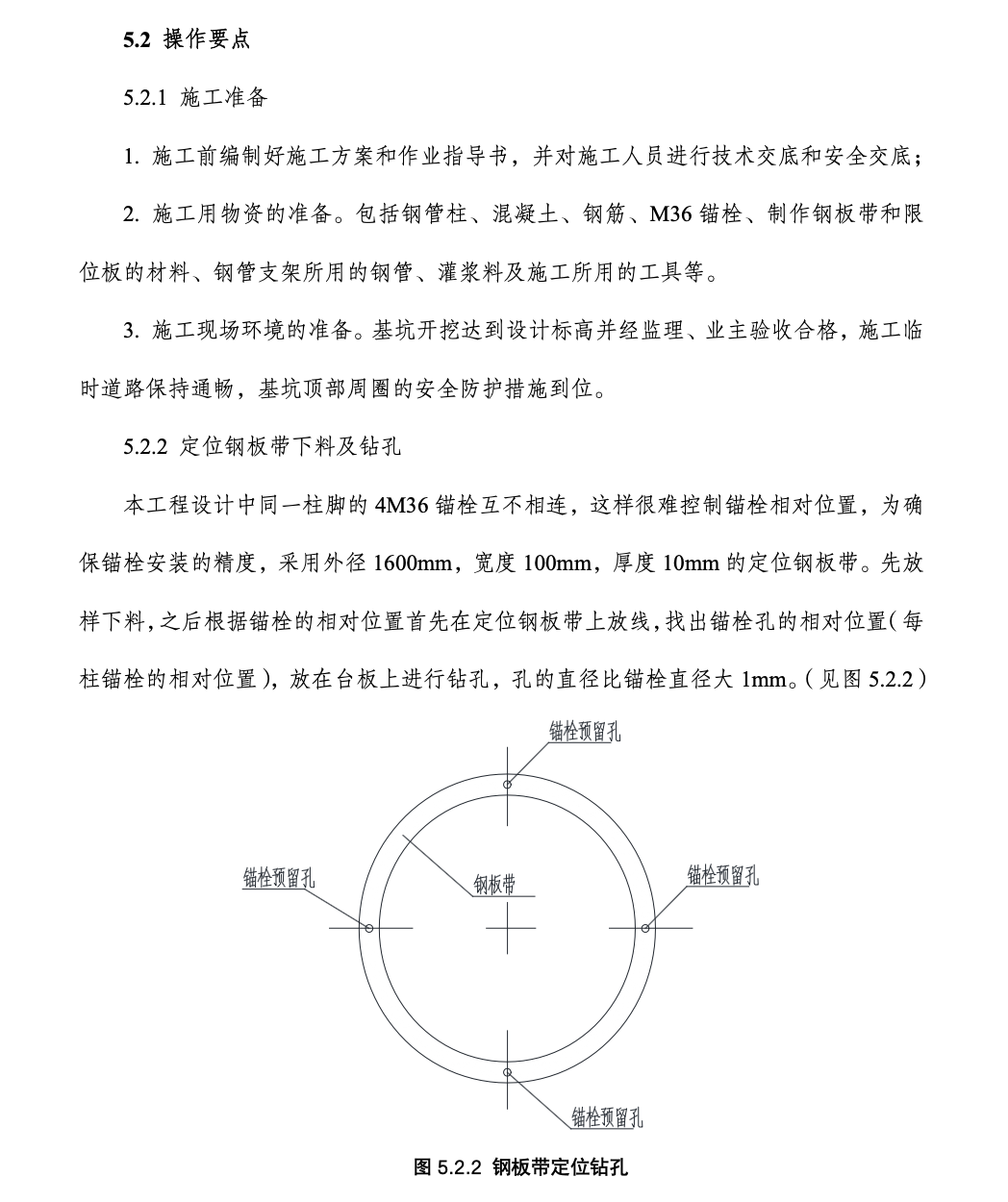 大直徑鋼管混凝土柱柱腳安裝工法