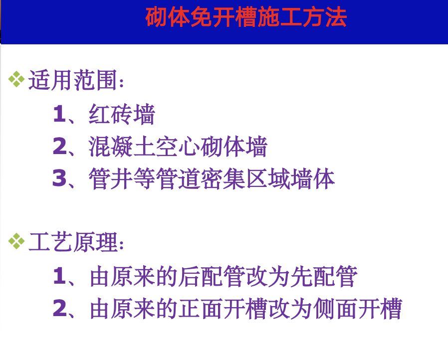 房建工程施工砌體免開槽工法