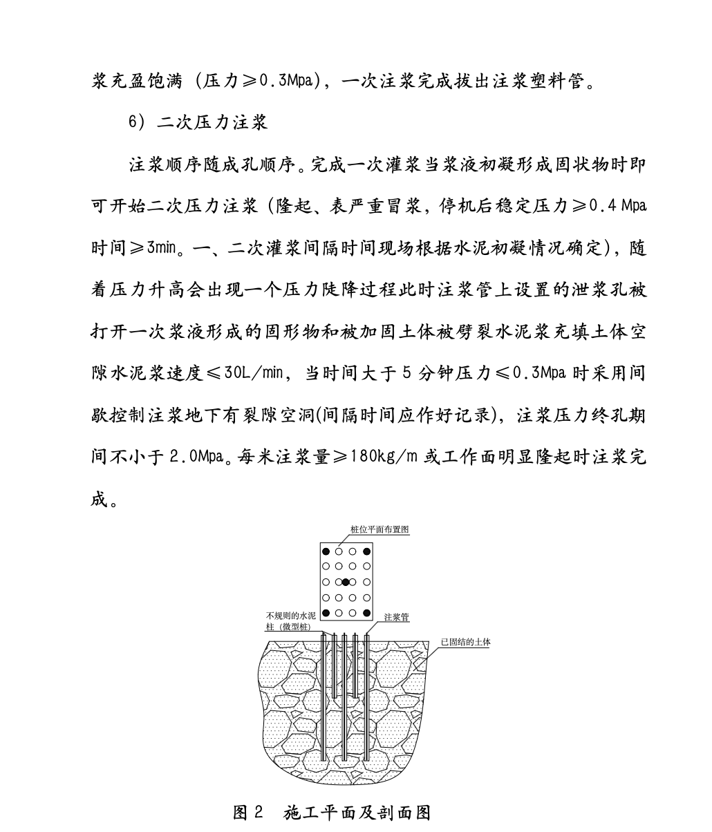 房建项目高压劈裂注浆工法