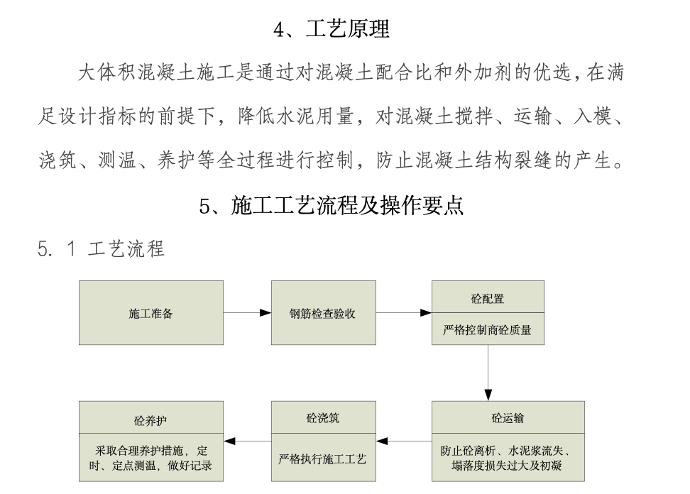 建筑工程大体积混凝土工法