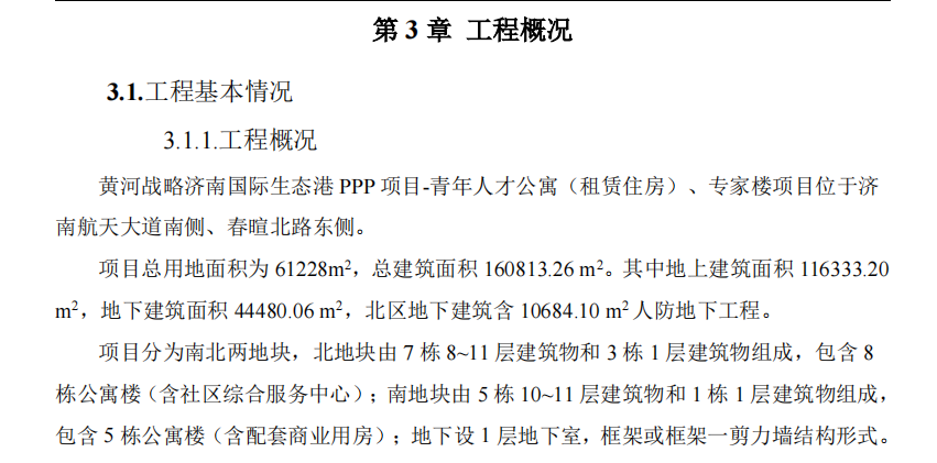 PPP项目青年人才公寓施工组织设计