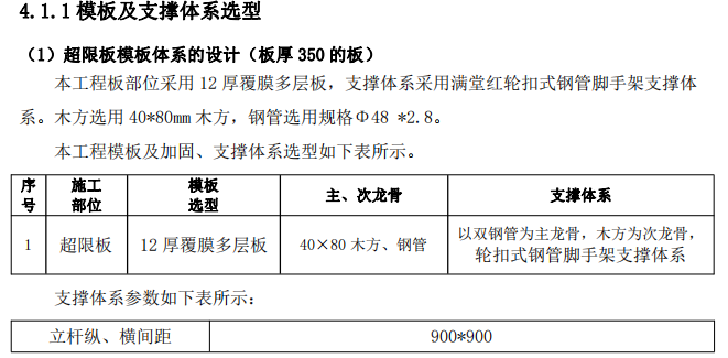 中建大学-超高超限模板安全专项施工方案