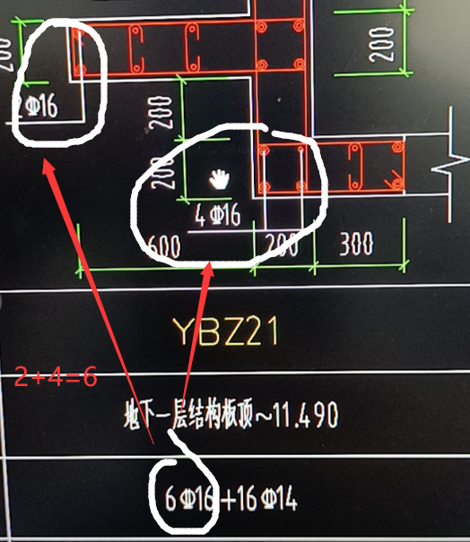 柱大樣上縱筋表示一個(gè)圈,，有的是兩個(gè)圈表示什么意思,？