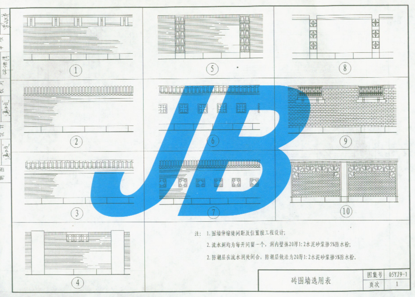 05YJ9-1河南室外工程