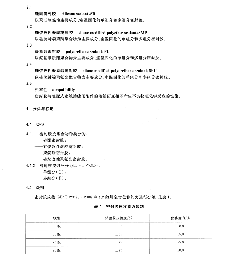 TCECS 10185-2022 裝配式建筑用密封膠