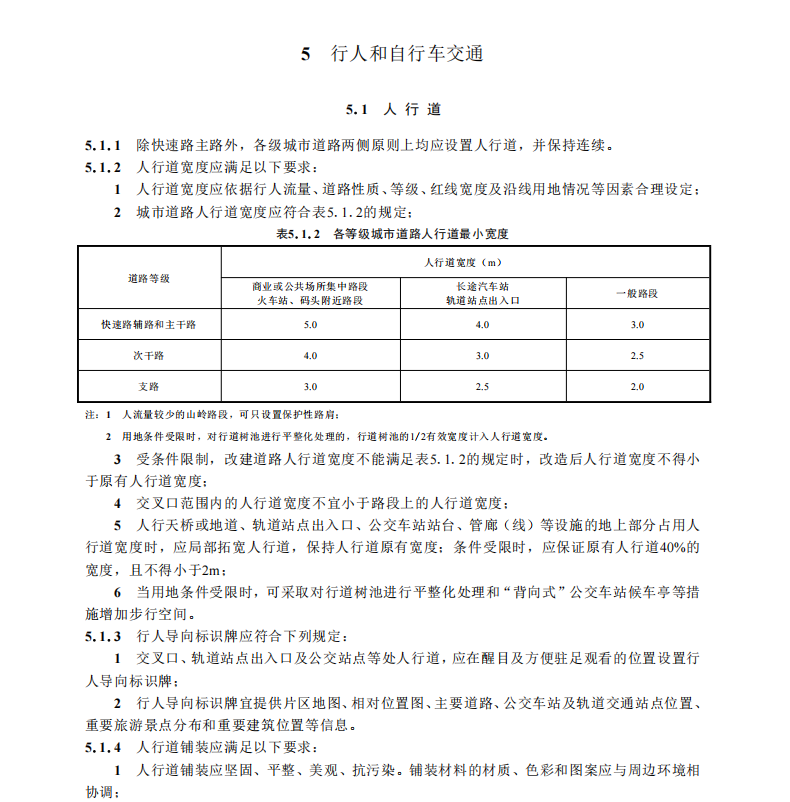 SJG 69-2024 城市道路设计标准