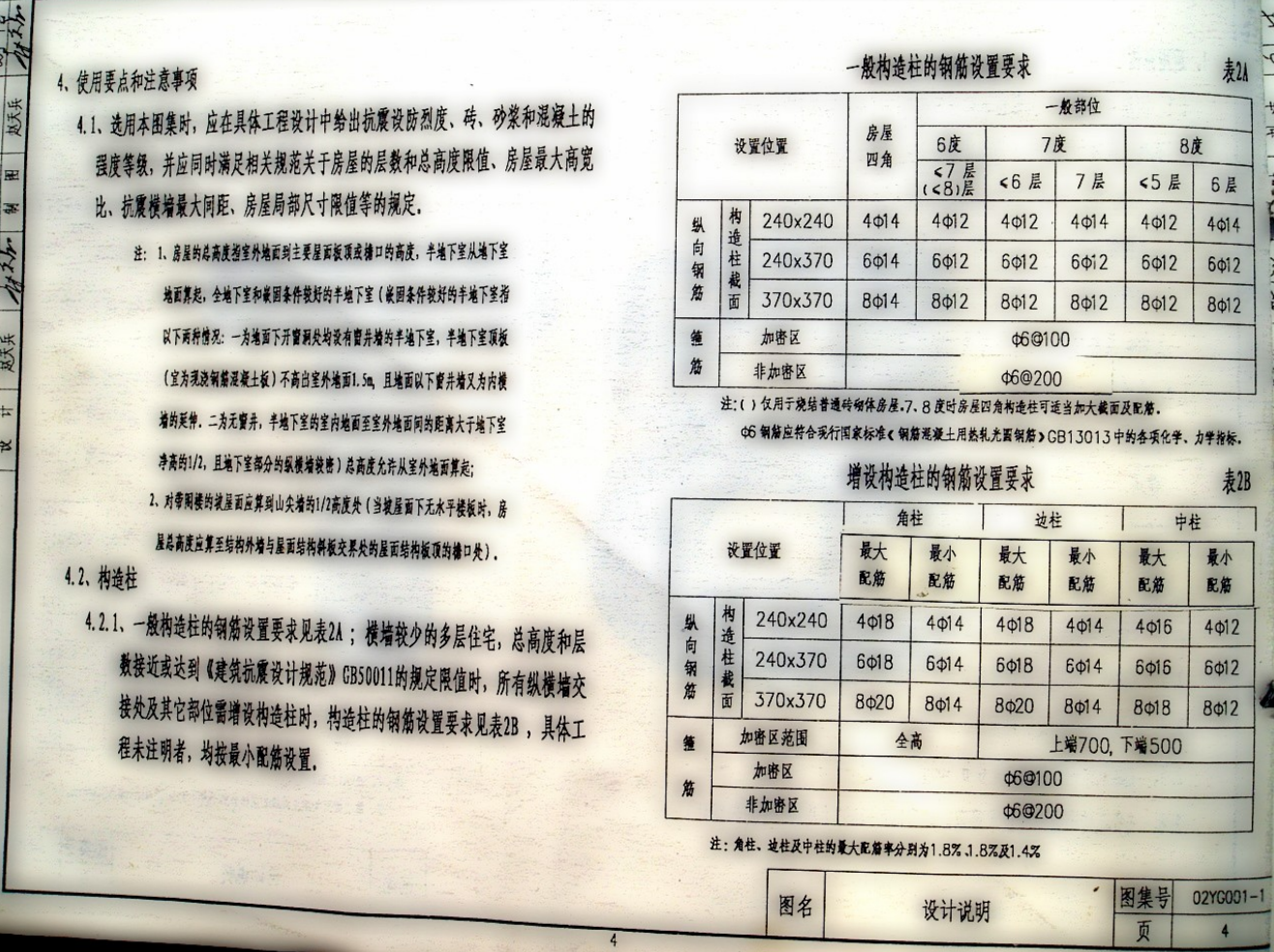 河南 02YG001-1 02系列結(jié)構(gòu)標(biāo)準(zhǔn)設(shè)計圖集