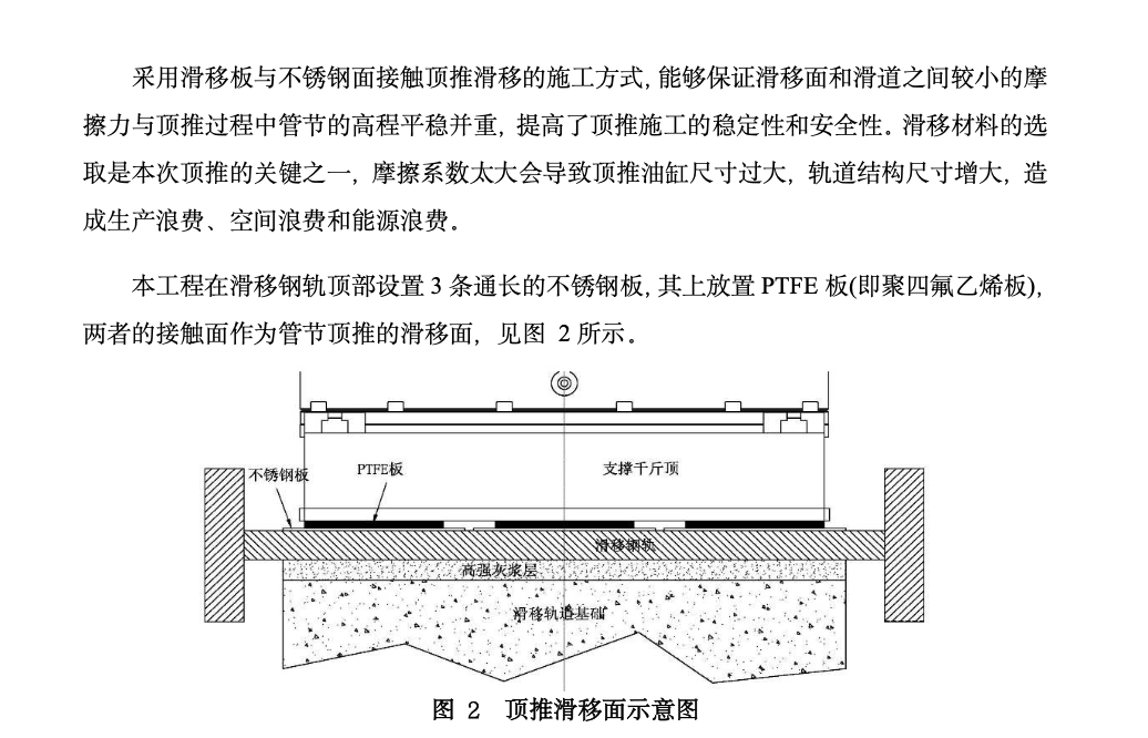 解決沉管頂推滑板急速損耗的對(duì)策