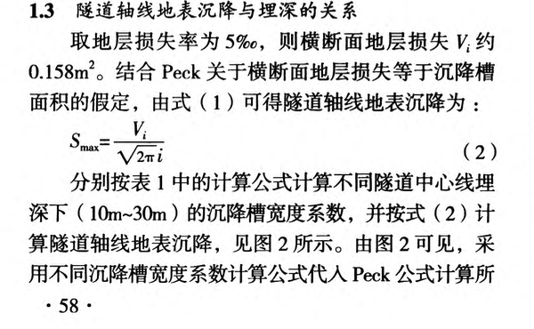 軟土地層盾構(gòu)隧道施工橫斷面地表沉降的擬合研究