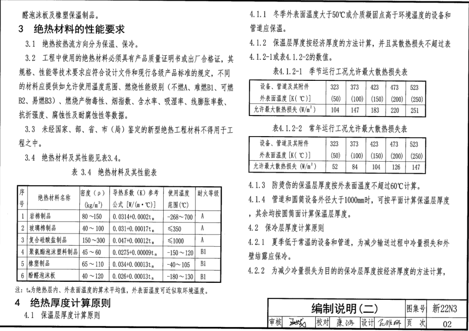 新22N3 管道及设备绝热防腐