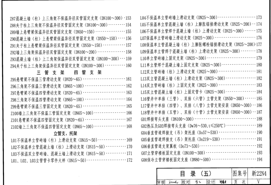 新22N4 室內(nèi)管道支吊架