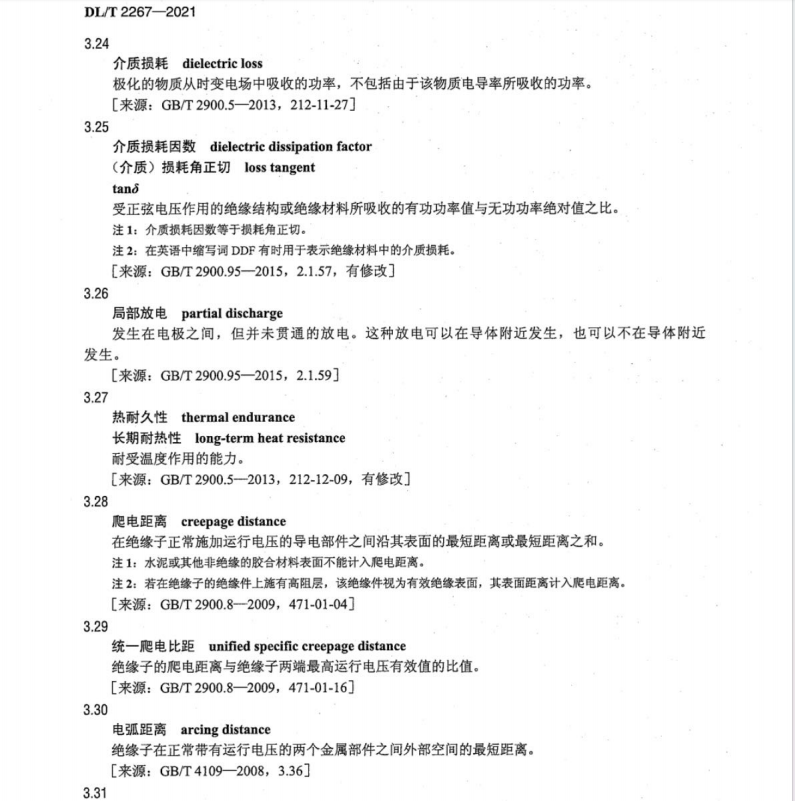 DLT 2267-2021 电力变压器（电抗器、互感器）及组部件、原材料使用术语