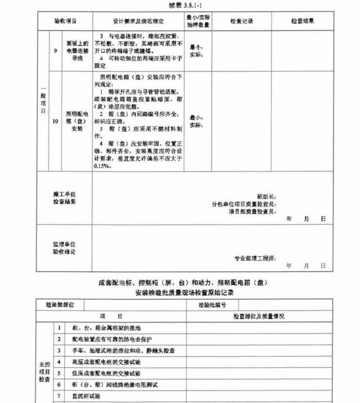 DLT 5843-2021变电站换流站土建工程质量验收施工统一表式（下册）