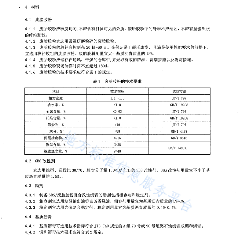 DB65T4717-2023 SBS_废胎胶粉复合改性沥青应用技术规范