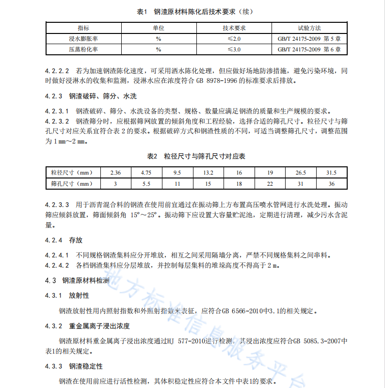 DB64 1973-2024 钢渣沥青路面应用技术规范