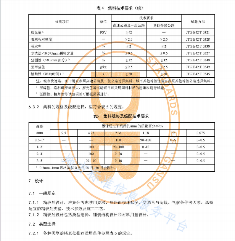 DB62T 4340-2021 公路沥青路面精表处技术规范