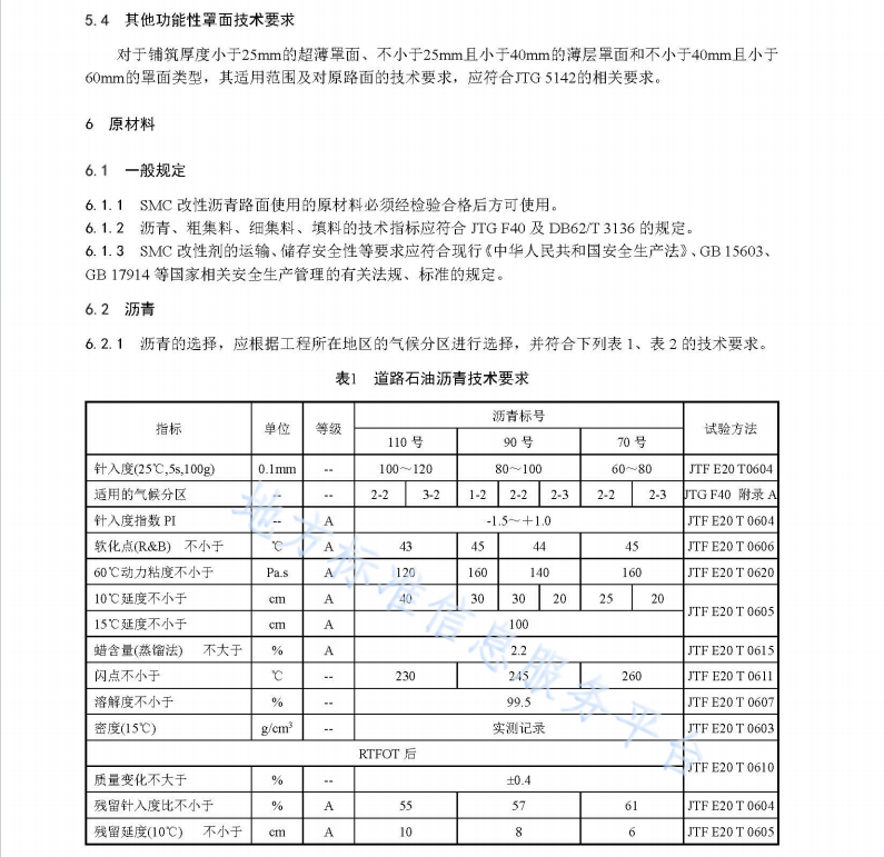 DB62T 4341-2021 SMC改性沥青路面施工技术规程