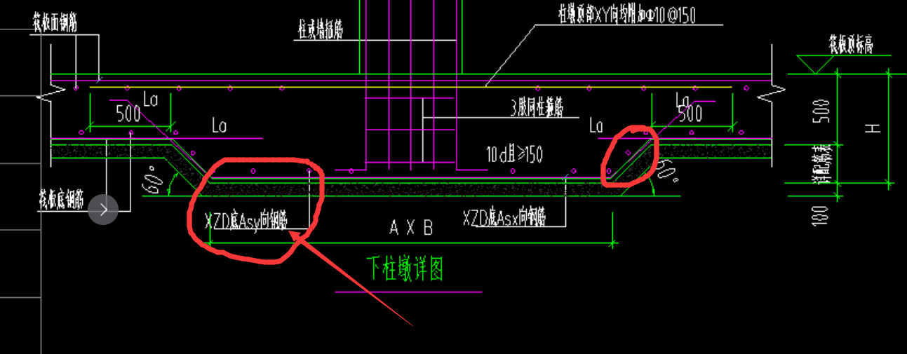 这个下柱墩的钢筋怎么设置，软件里的柱墩没有这么多钢筋可以输入