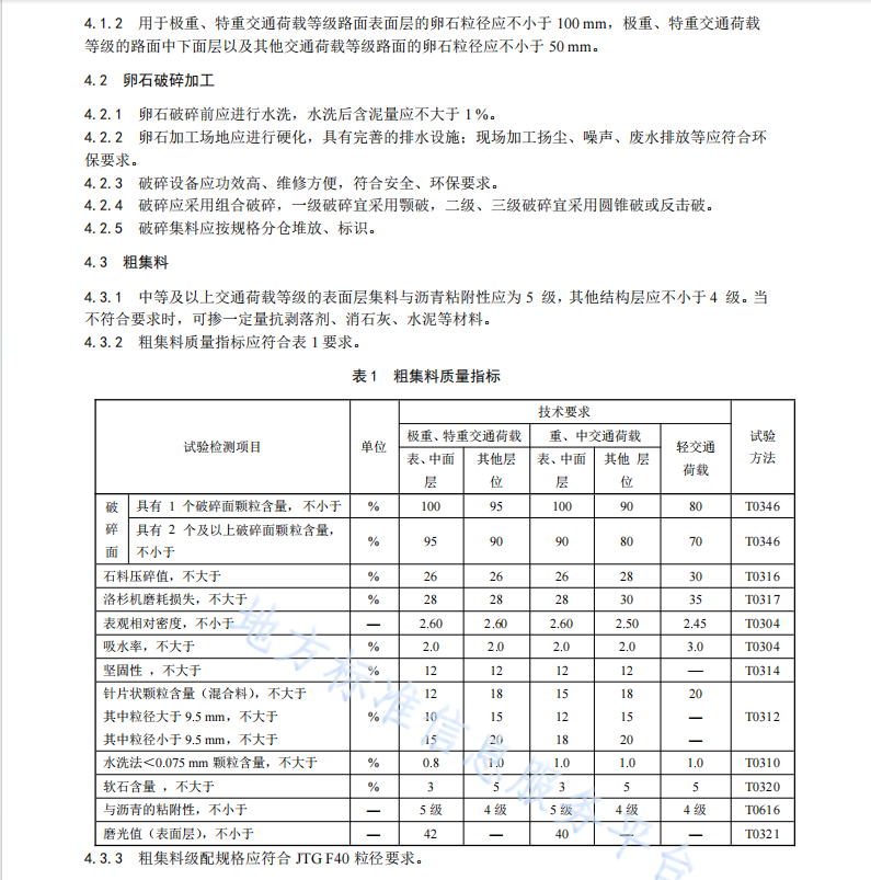 DB61T1492-2021 破碎卵石沥青路面施工技术规范