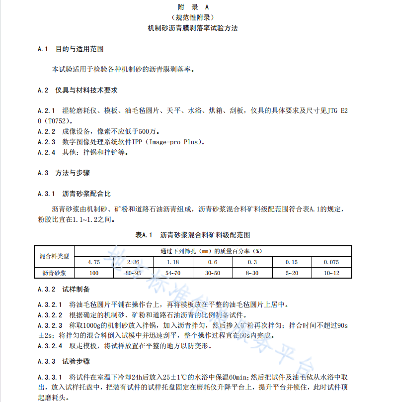 DB61T1091-2017 公路工程沥青混合料机制砂技术规范