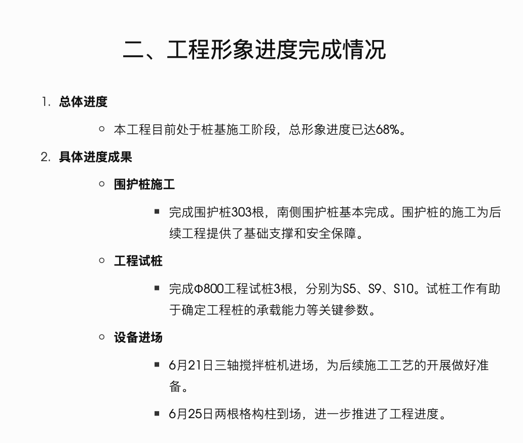 慈溪工业品批发市场二期工程监理月报