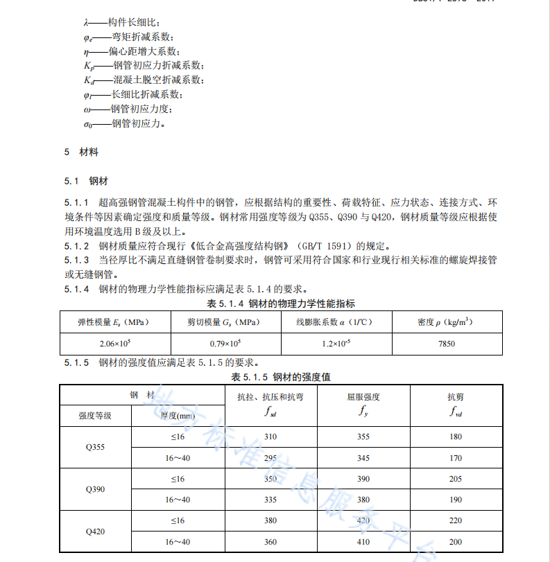 DB51T2598-2019 公路桥梁超高强钢管混凝土技术规程