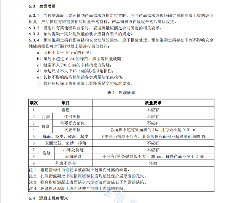 DB 5118 T 20.2—2021 配式建筑部品部件交付规范 第2部分：预制混凝土梁