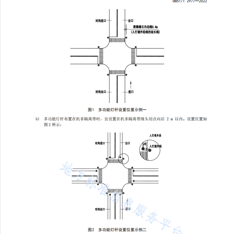 DB51T2977-2022 多功能灯杆应用技术规范