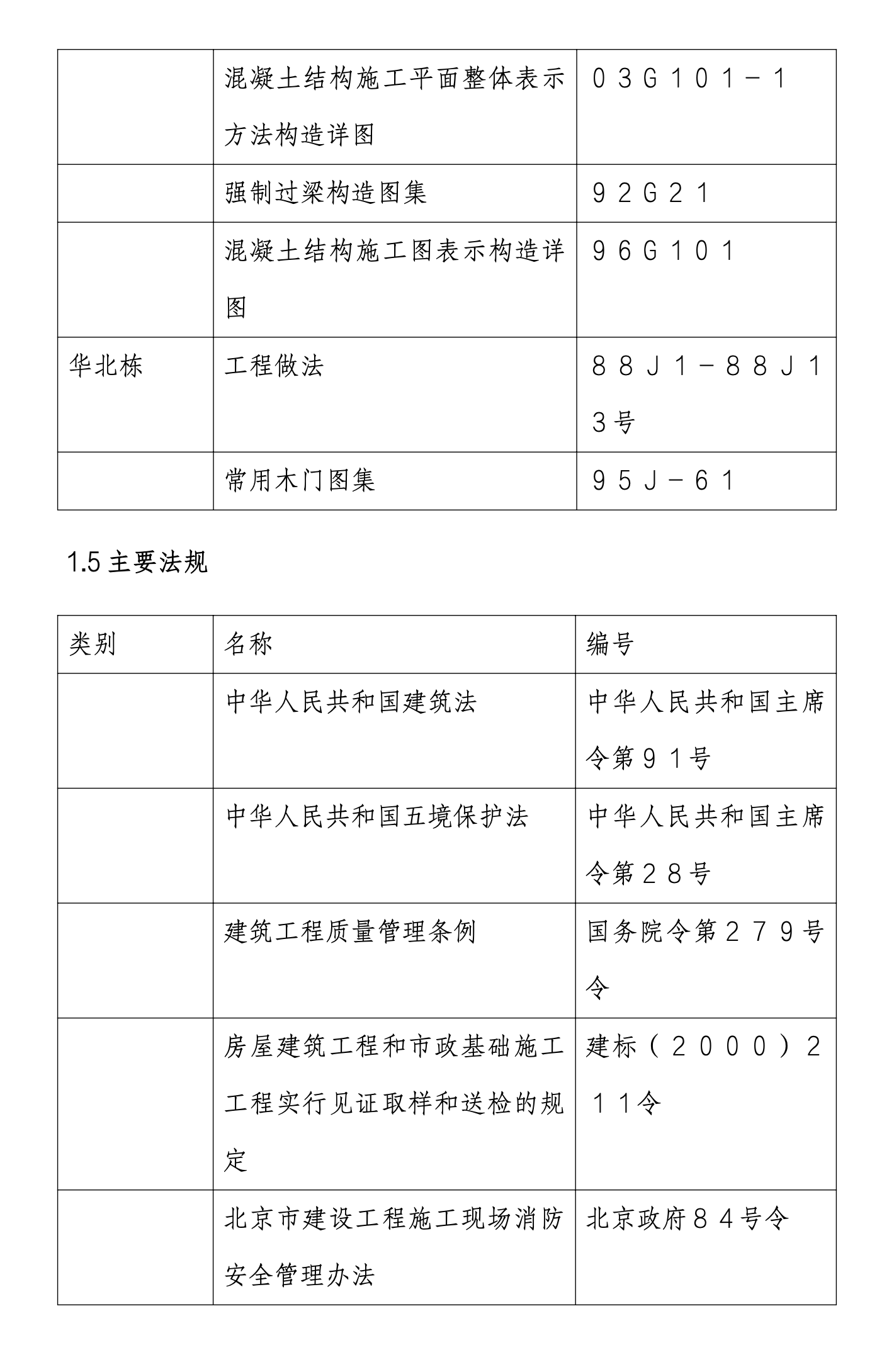 北京市某生物技术开发有限公司综合办公楼工程施工组织设计