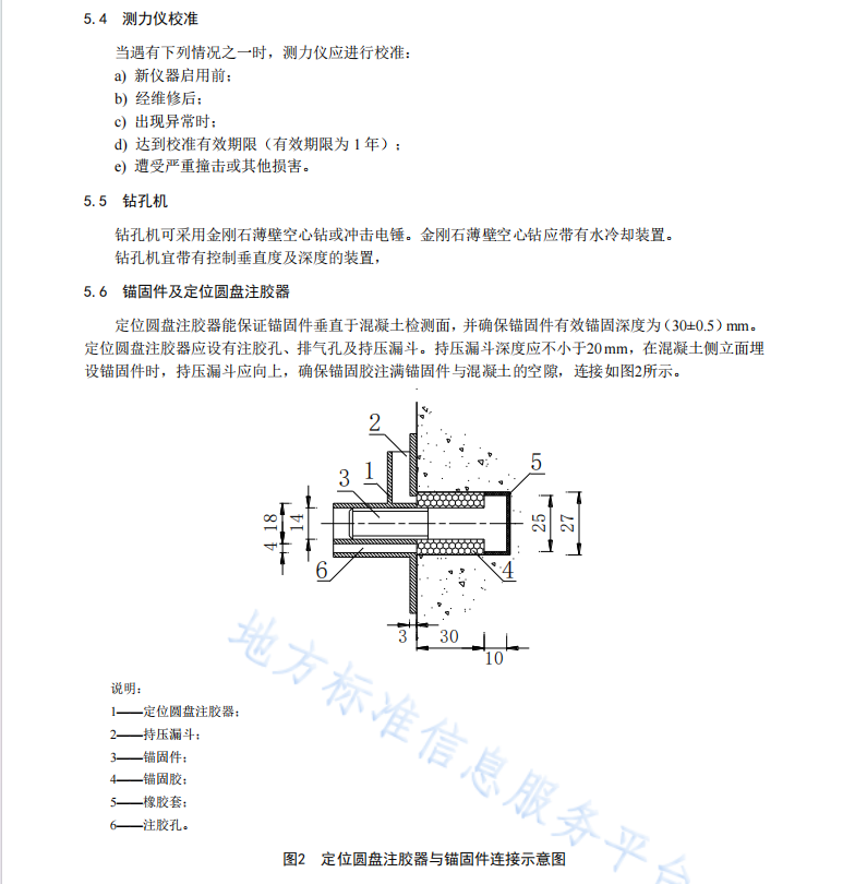 DB37T 2364-2022后锚固法检测混凝土抗压强度技术规程