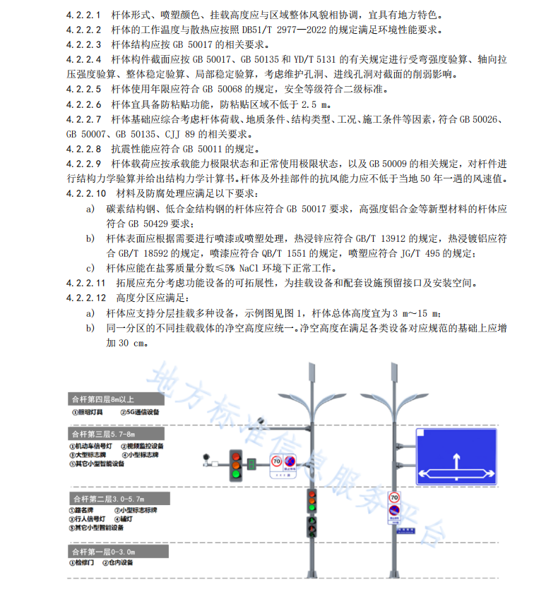 DB5117T 88—2023 城市道路智慧合桿設置與安裝規(guī)范