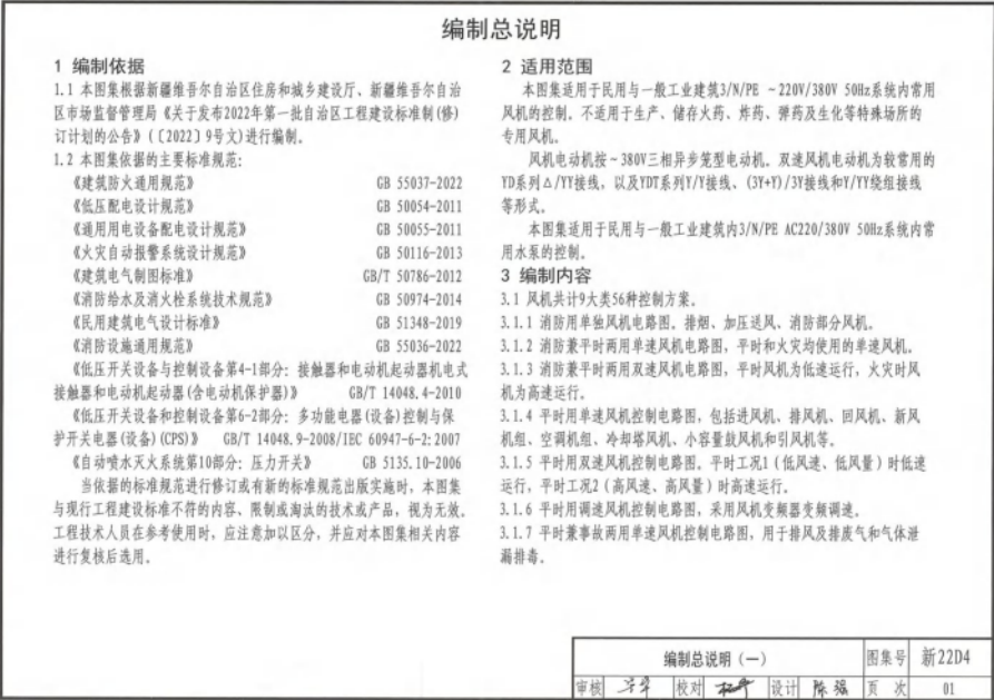 新22D4 常用风机、水泵控制