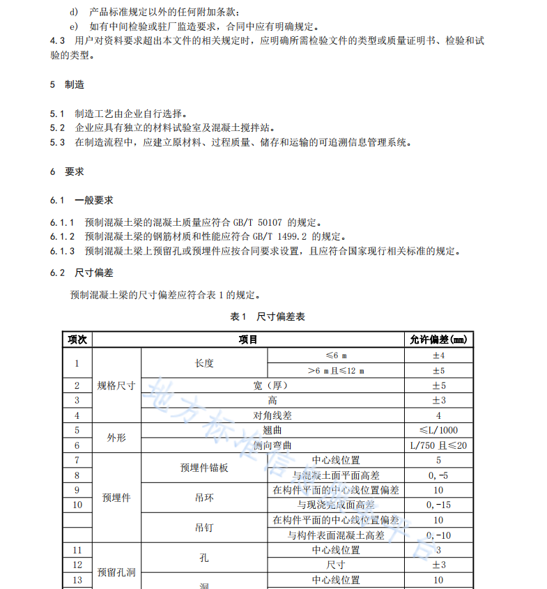 DB 5118_T 20.2—2021 配式建筑部品部件交付規(guī)范 第2部分：預(yù)制混凝土梁