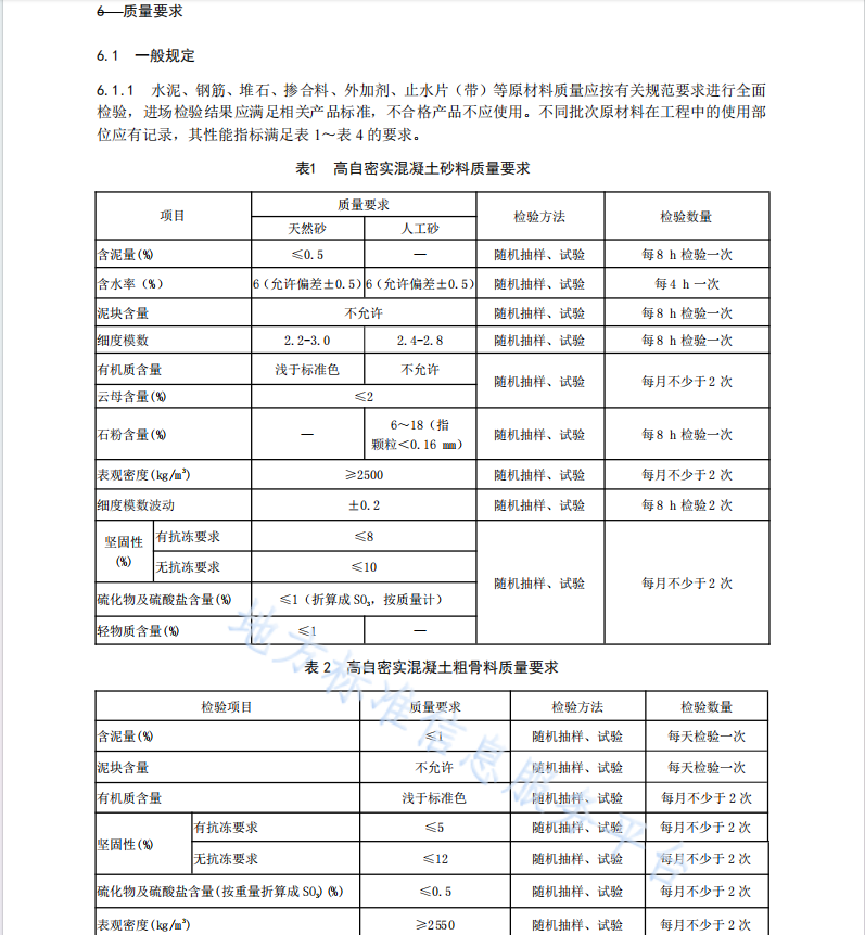 DB50 T 1045-2020 水利水电工程单元工程施工质量验收评定规范—堆石混凝土工程