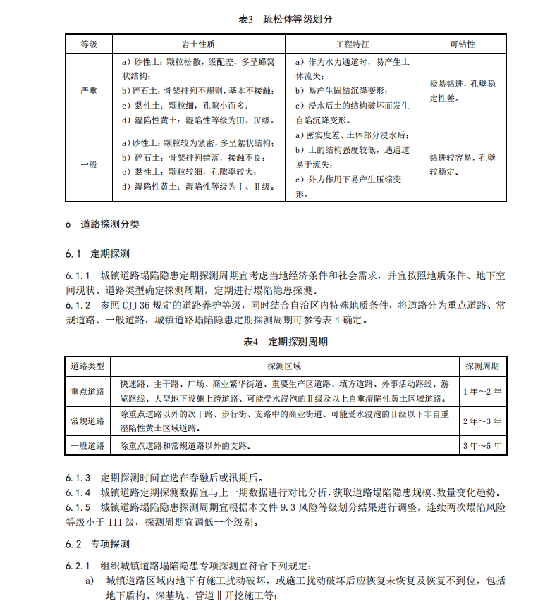 DB64T 2025-2024 城镇道路塌陷隐患探测和风险评估技术标准