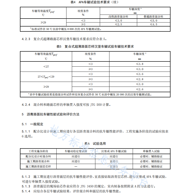 DB45T 2833-2024 高速公路沥青路面抗车辙性能评价技术规程