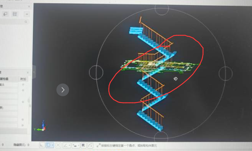 这个首层楼梯我是跟着课程画的，怎么这个方向是对的吗