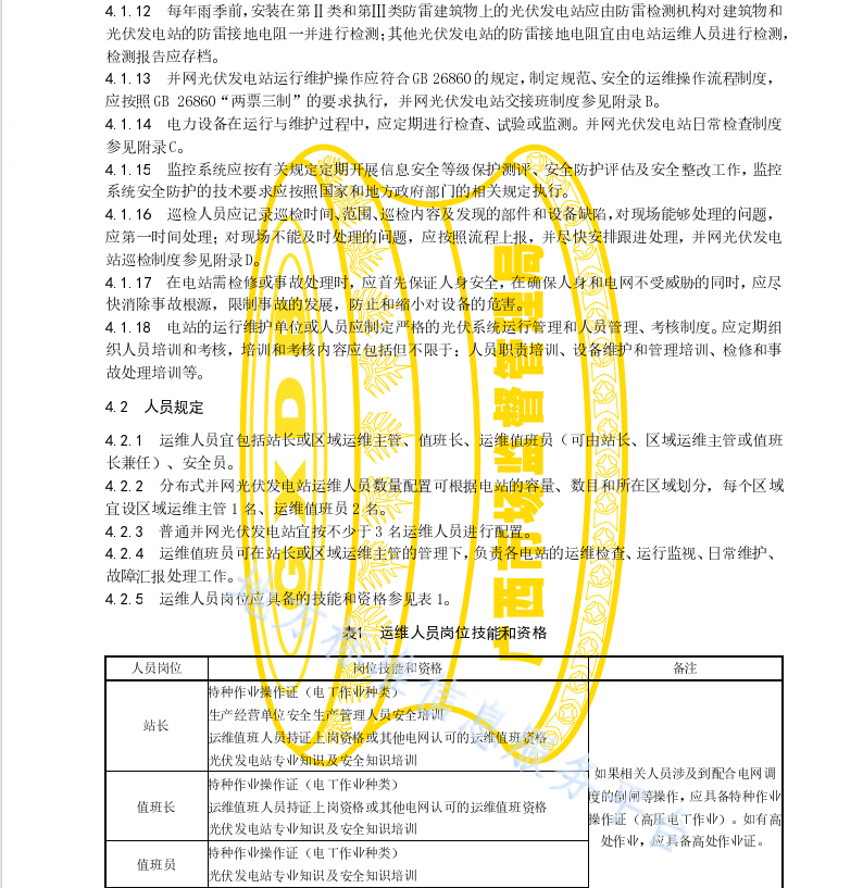 DB45 T 2367-2021 并网光伏发电站运行维护技术规范