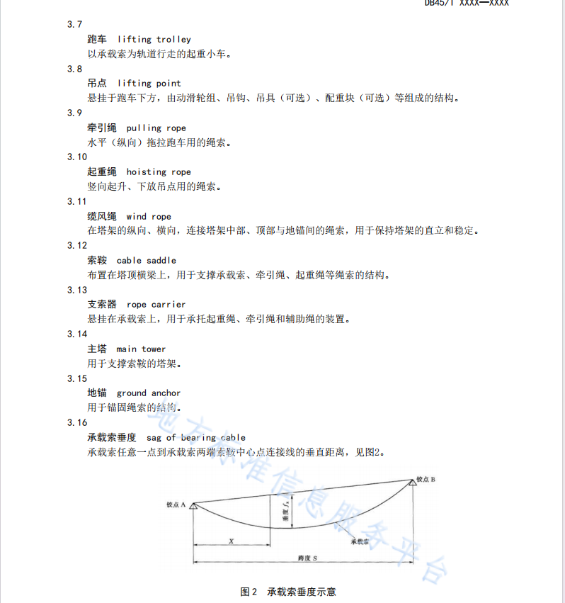 DB45T 2522-2022 桥梁缆索吊装系统技术规程