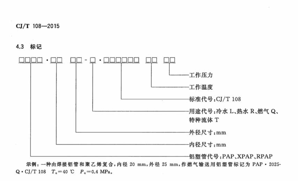 CJT108-2015铝塑复合压力管(搭接焊)