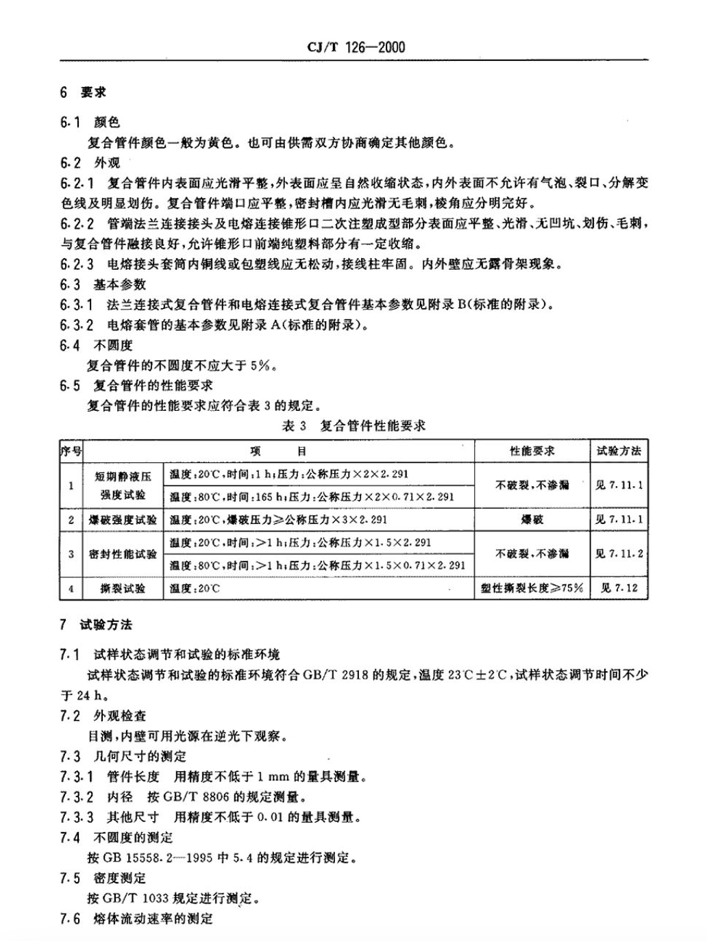 CJT126-2000燃氣用鋼骨架聚乙烯塑料復合管件