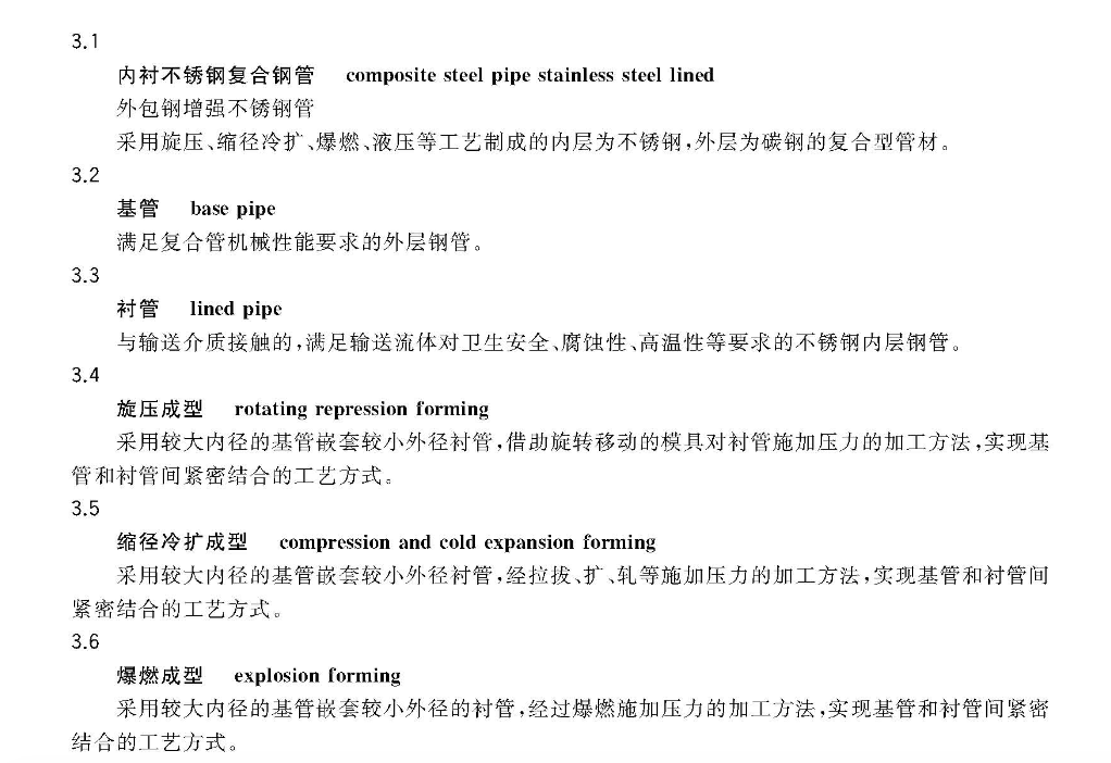 CJT192-2017內(nèi)襯不銹鋼復(fù)合鋼管